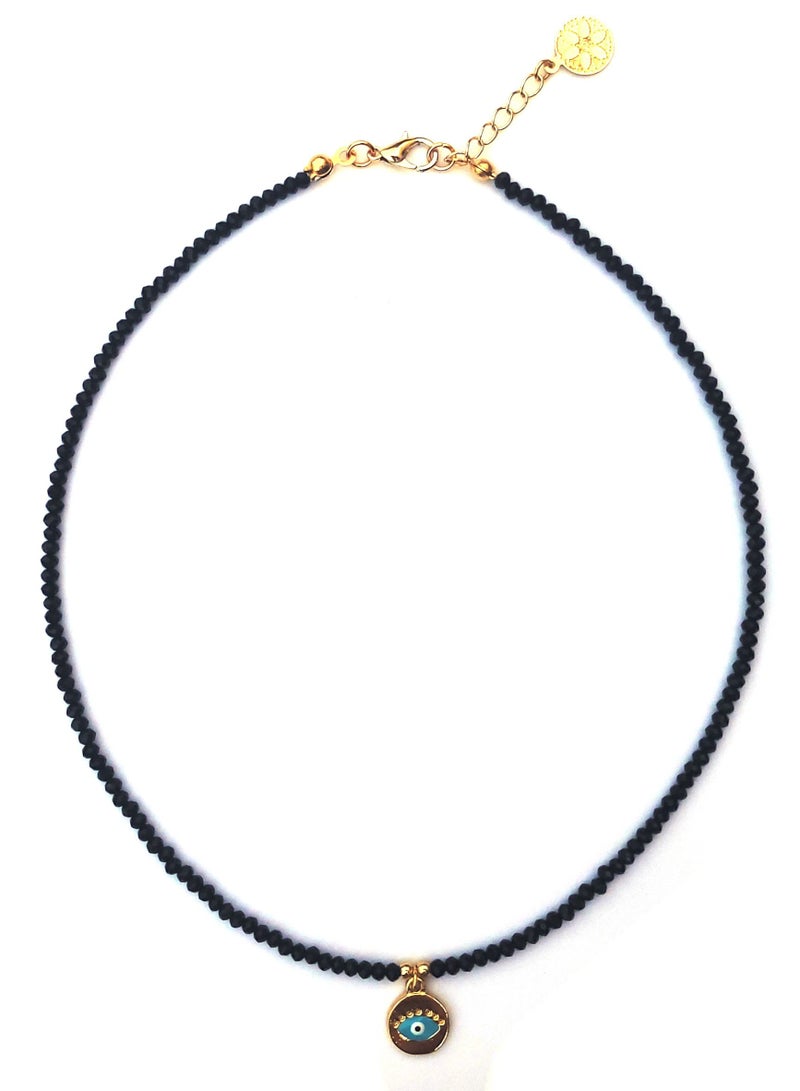 Alwan قلادة كريستالية مع تعليقة عين الشر - Image 2