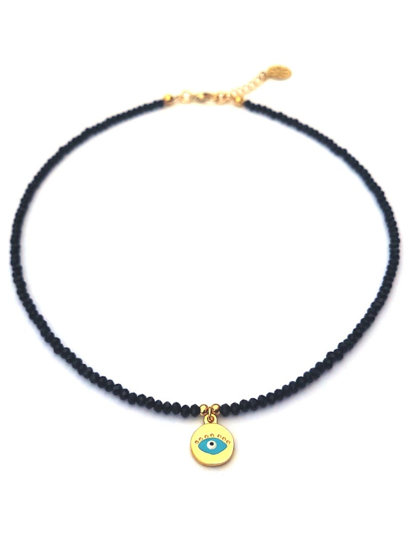 Alwan قلادة كريستالية مع تعليقة عين الشر - Image 1