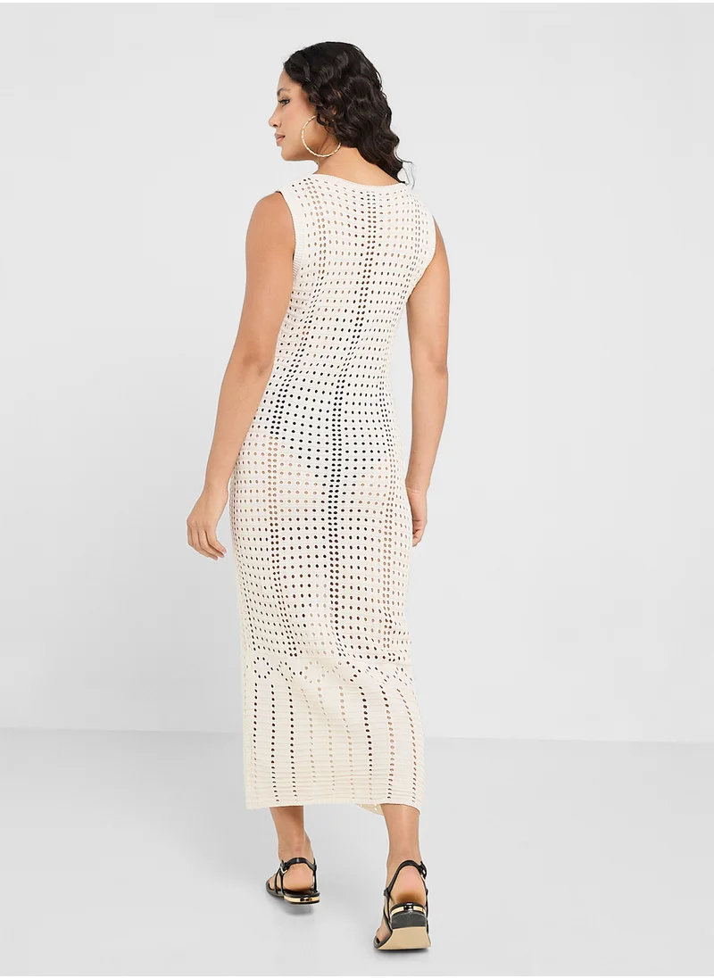 Ginger Crochet Beach Dress