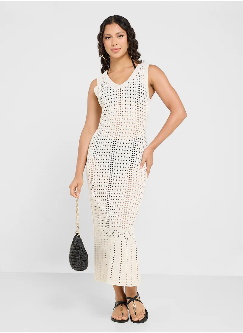 Ginger Crochet Beach Dress