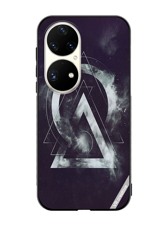 VR CREATIVE Protective Case Cover For Huawei P50 Pro Abstract Design Multicolour - Image 1