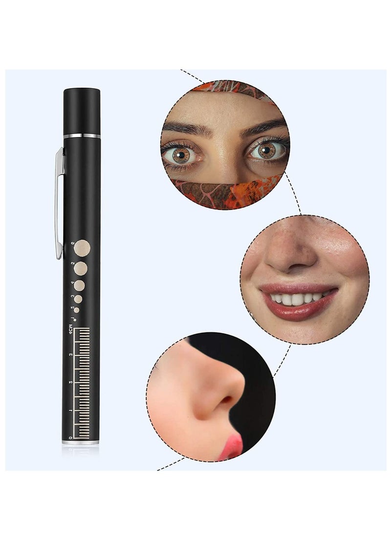 Pen Light, Diagnostic Medical Penlight,Reusable LED Penlight,for Students Doctors Nurses with 2 Light LED Sources, USB Rechargeable, Extra Warm Light Bulb, Pocket Clip (2 Pieces) - Image 2