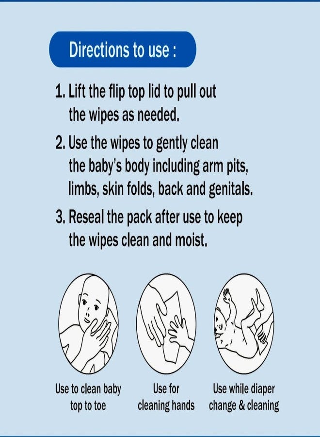 NUVY BABY WET WIPES PACK OF 1 (80 WIPES) - Image 2