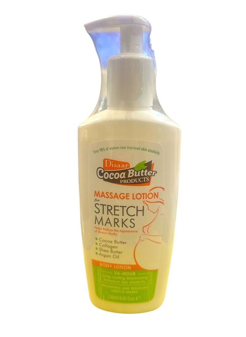 Disaar - Cocoa Butter Formula Stretch Marks Massage Lotion 250ml - Image 1