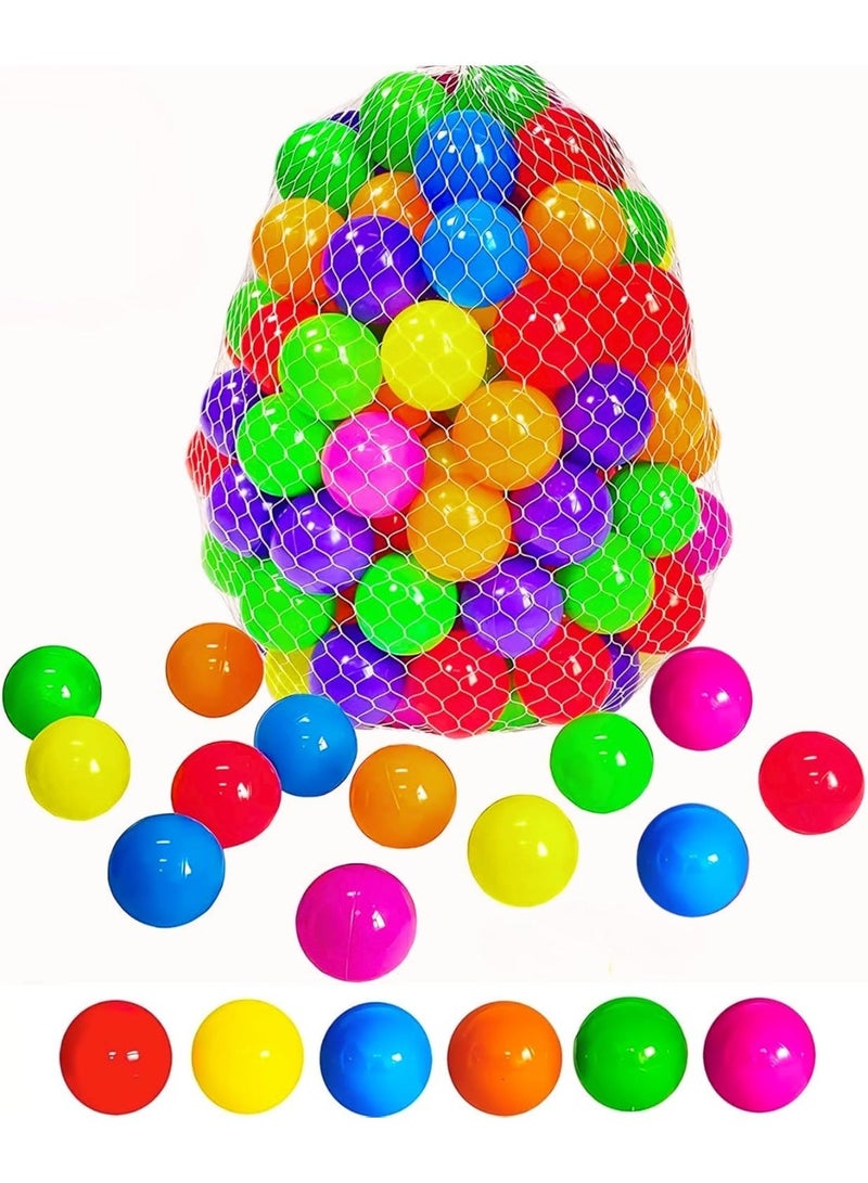 VIO 50 PCS 6.5CM Colorful Soft Plastic Ocean Ball Pit Balls for Kids Play Tent Play Area Playpen Pool Parties Indoor Outdoor Ball Pit Non Toxic Party Decoration Kids Gift Sensory Development Activity Toy - Image 1