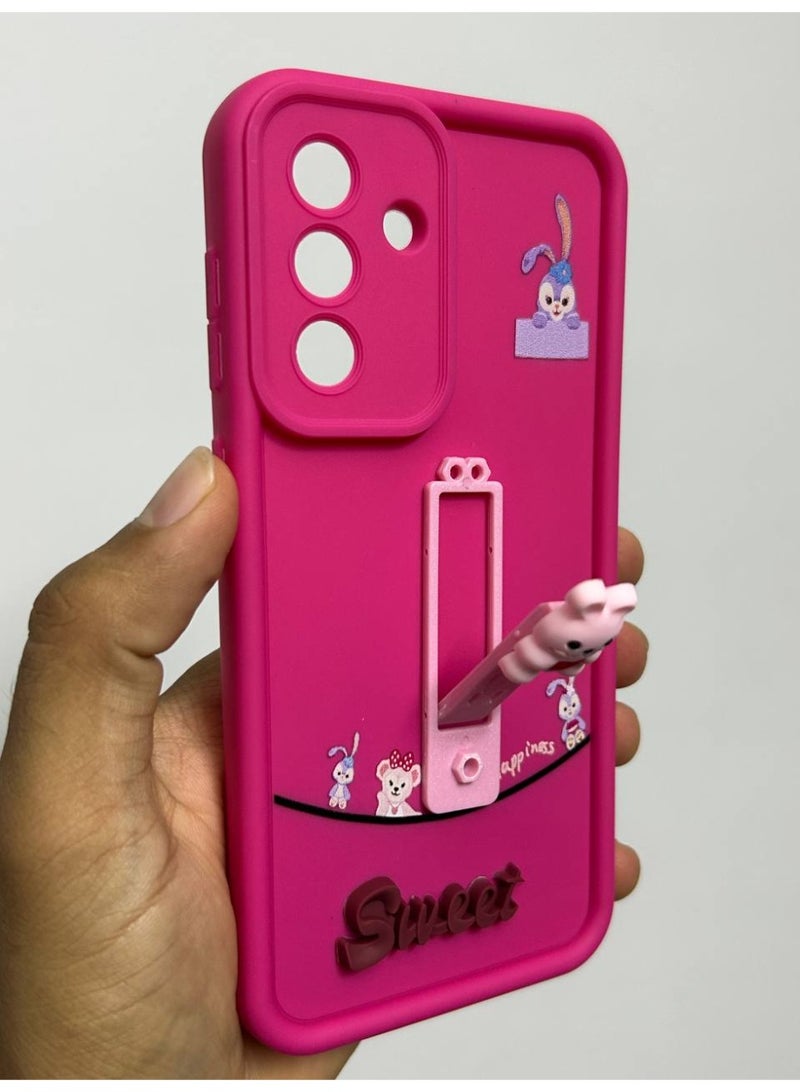 جراب خلفي بتصميم كرتوني جديد عليه كلمه Sweet متوافق مع هاتف Samsung A56 - Image 2