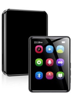 16GB Bluetooth MP3 Player, 1.8 Inch Full Touch Screen 50 Hours Play Lossless Music Walkman, Up to 128GB Memory Expansion,Video Playback, E-book Reading, Multi Function Sports Running MP3