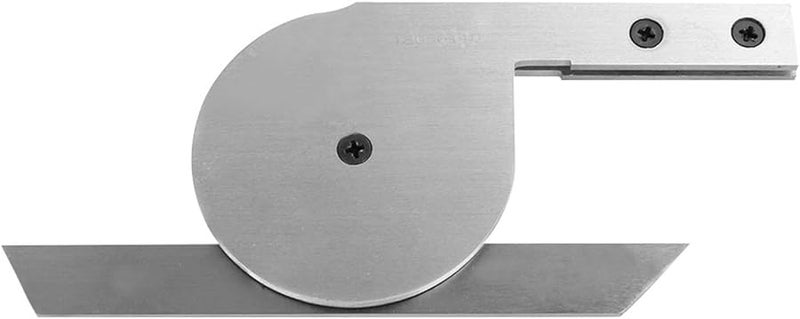 مقياس زوايا عالمي ٣٦٠ درجة من الفولاذ مع عدسة مكبرة ومقاييس محفورة - Image 5