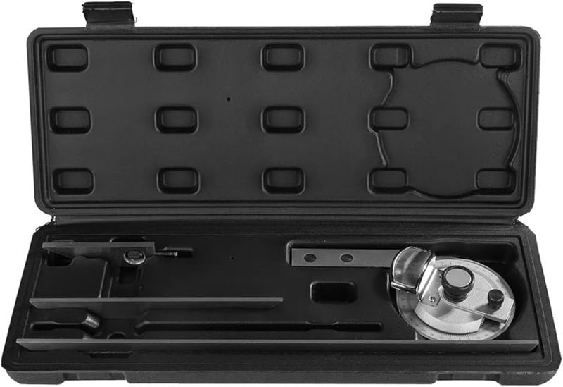 مقياس زوايا عالمي ٣٦٠ درجة من الفولاذ مع عدسة مكبرة ومقاييس محفورة - Image 2