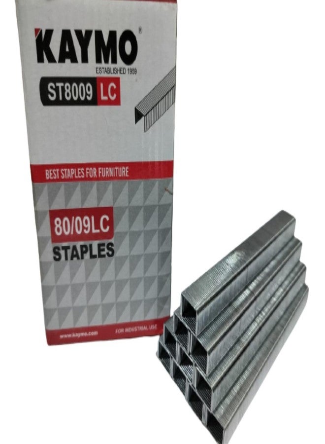 Kaymo ST8009LC 9mm 80 Series Industrial Staples (7,500 Pins) | Heavy-Duty Steel Fasteners for Furniture, Woodwork, Packaging & General Construction | Compatible with Kaymo 80 Series Staplers - Image 5