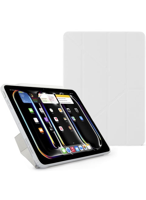 Origami No1 for Apple iPad Pro 13 inch Case (2024) M4 Smart Cover with 5 in 1 Stand - White
