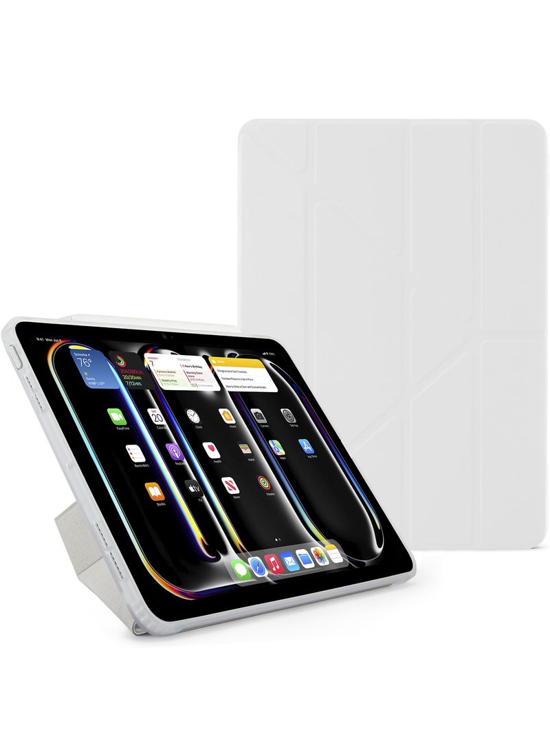 Pipetto - Origami No1 for Apple iPad Pro 13 inch Case (2024) M4 Smart Cover with 5 in 1 Stand - White - Image 1