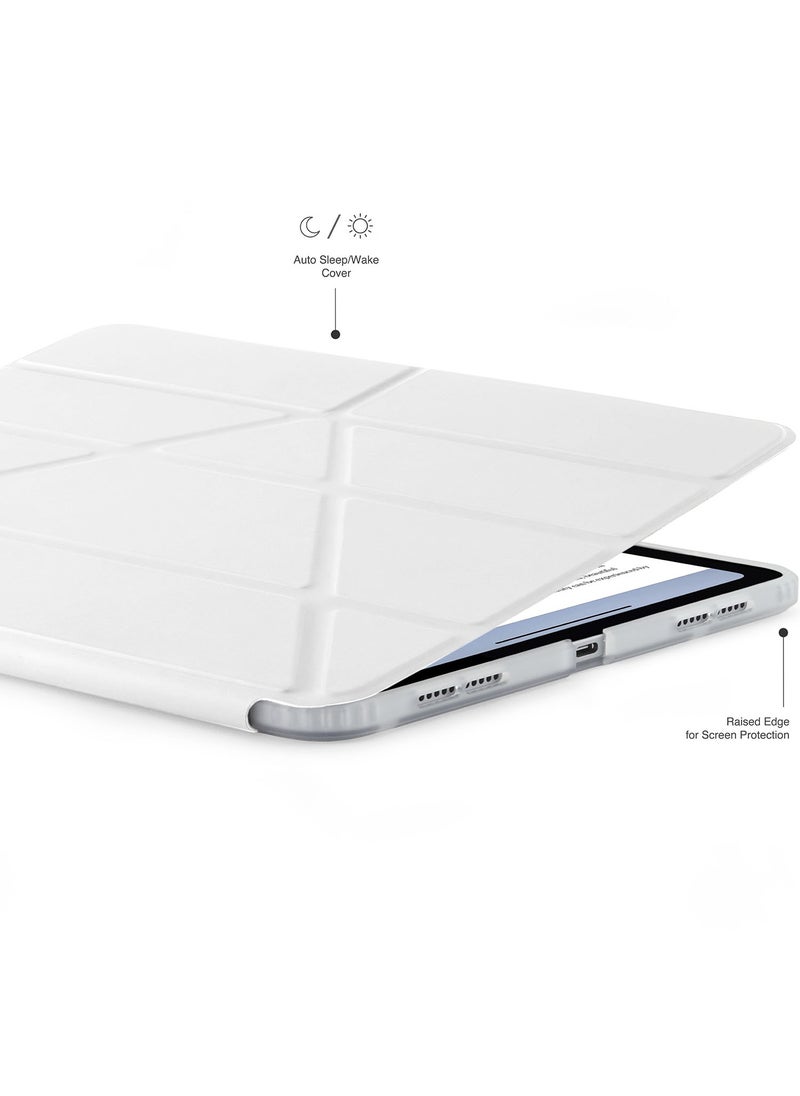Pipetto - Origami No1 for Apple iPad Pro 13 inch Case (2024) M4 Smart Cover with 5 in 1 Stand - White - Image 1