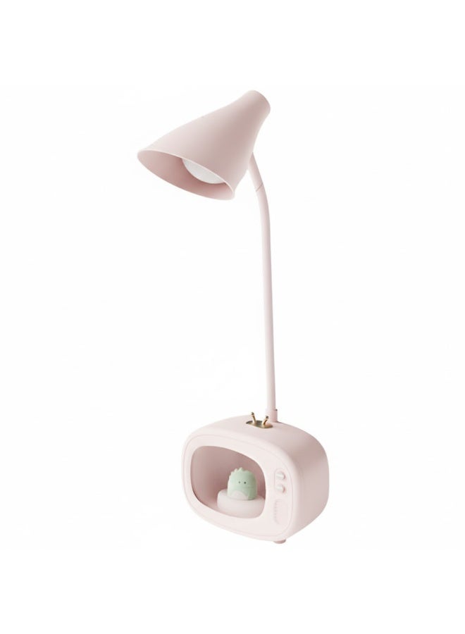 مصباح مكتب ولمبة جانبية بإضاءة مريحة – أباجورة LED متعددة الألوان للقراءة والنوم – إضاءة ليلية هادئة لغرفة النوم والأطفال - Image 1