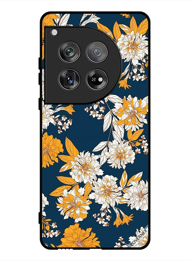 Covernex Protective Case Cover For OnePlus 12 Flowers & Leaves Wallpaper - Image 1