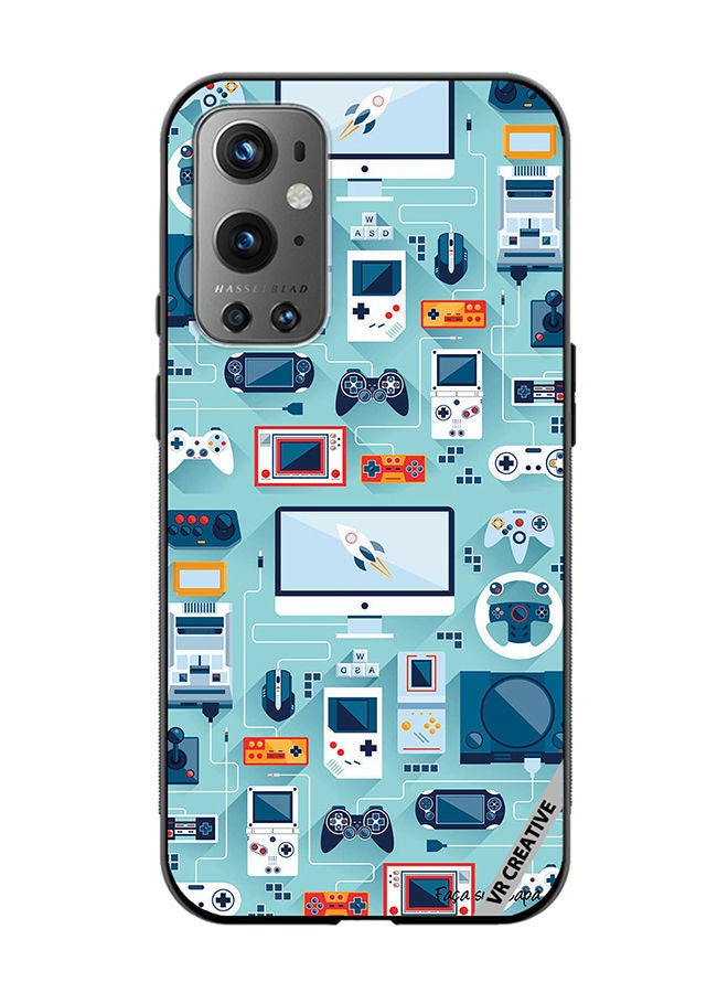 VR CREATIVE Protective Case Cover For OnePlus 9 Pro Ps 5 Remote Controls Design Multicolour - Image 1