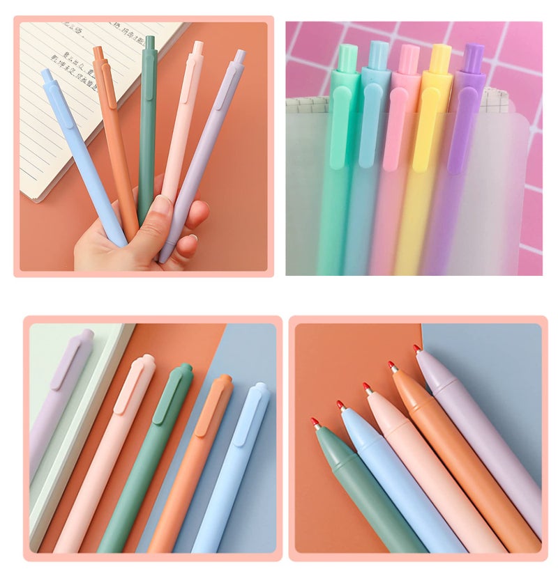 YYaaloa 70pcs Cute Pens Black Gel Ink Pens Retractable 0.5mm Gel Pens Bullet Point Nice Gifts Fun Pens for Kids Girls Boys Women Office School Supplies - Image 2