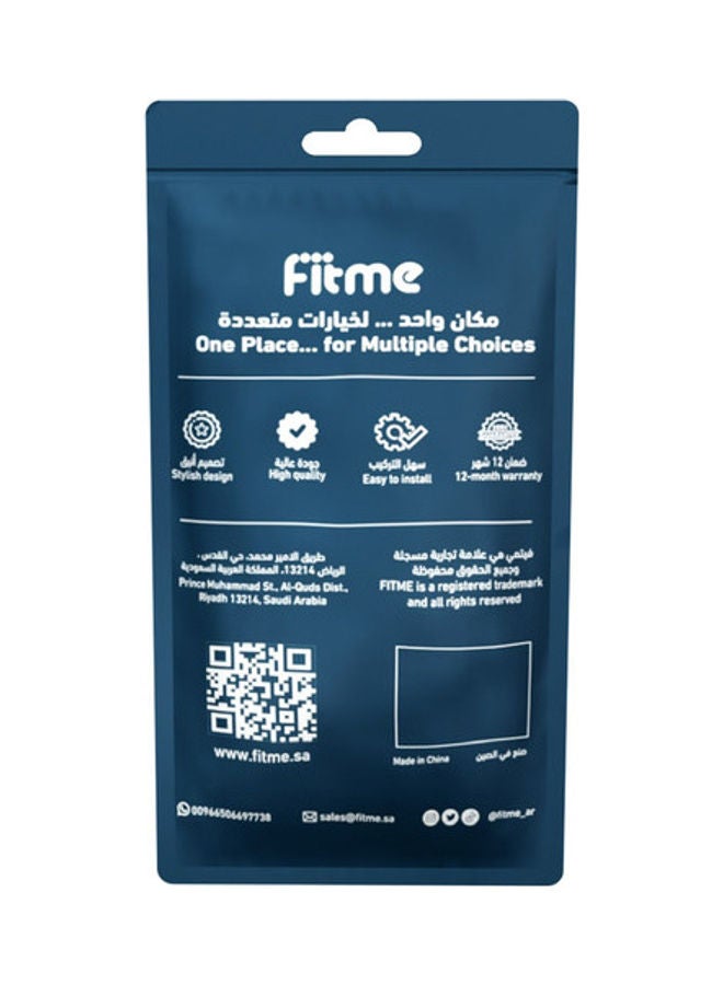 NIBEMINENT 3-Piece TPU Full Cover Case For Fitbit Charge 5 Clear/Black/Silver - Image 5