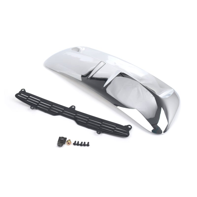 Car Hood Vent: Silver Premium ABS Chrome-Plated - Improved Airflow Circulation Hood Air Intake Scoop for BMW Mini R55 R56 R57 R58 R59 2007-2015 S & JCW - Image 2