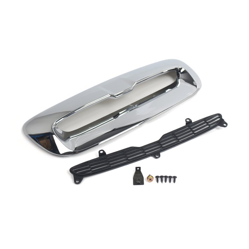 Car Hood Vent: Silver Premium ABS Chrome-Plated - Improved Airflow Circulation Hood Air Intake Scoop for BMW Mini R55 R56 R57 R58 R59 2007-2015 S & JCW - Image 3