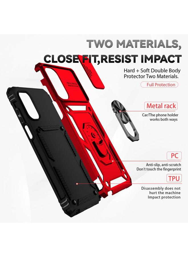 اس-توب جراب لهاتف Motorola Moto G Stylus 4G 2022 مع حامل كاميرا منزلق - Image 3