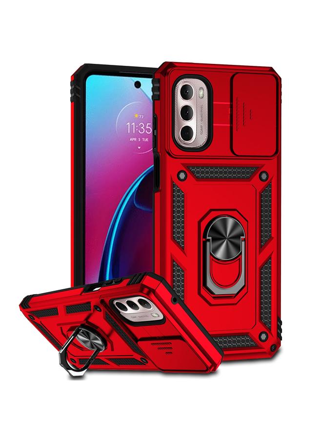 اس-توب جراب لهاتف Motorola Moto G Stylus 4G 2022 مع حامل كاميرا منزلق - Image 1