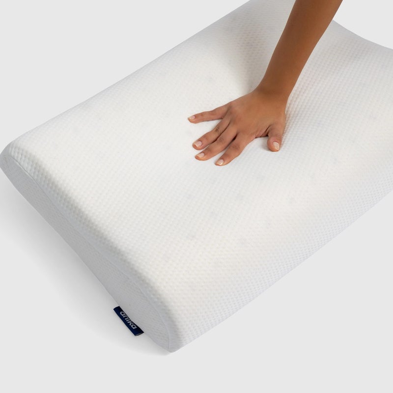 Ariika latex pillow comfort 55 x 40 cm - cervical pillow for neck pain, contour pillow, pillow for neck and shoulder pain, neck pain pillow, side sleeper pillow for shoulder pain, side sleeping pillow - Image 2