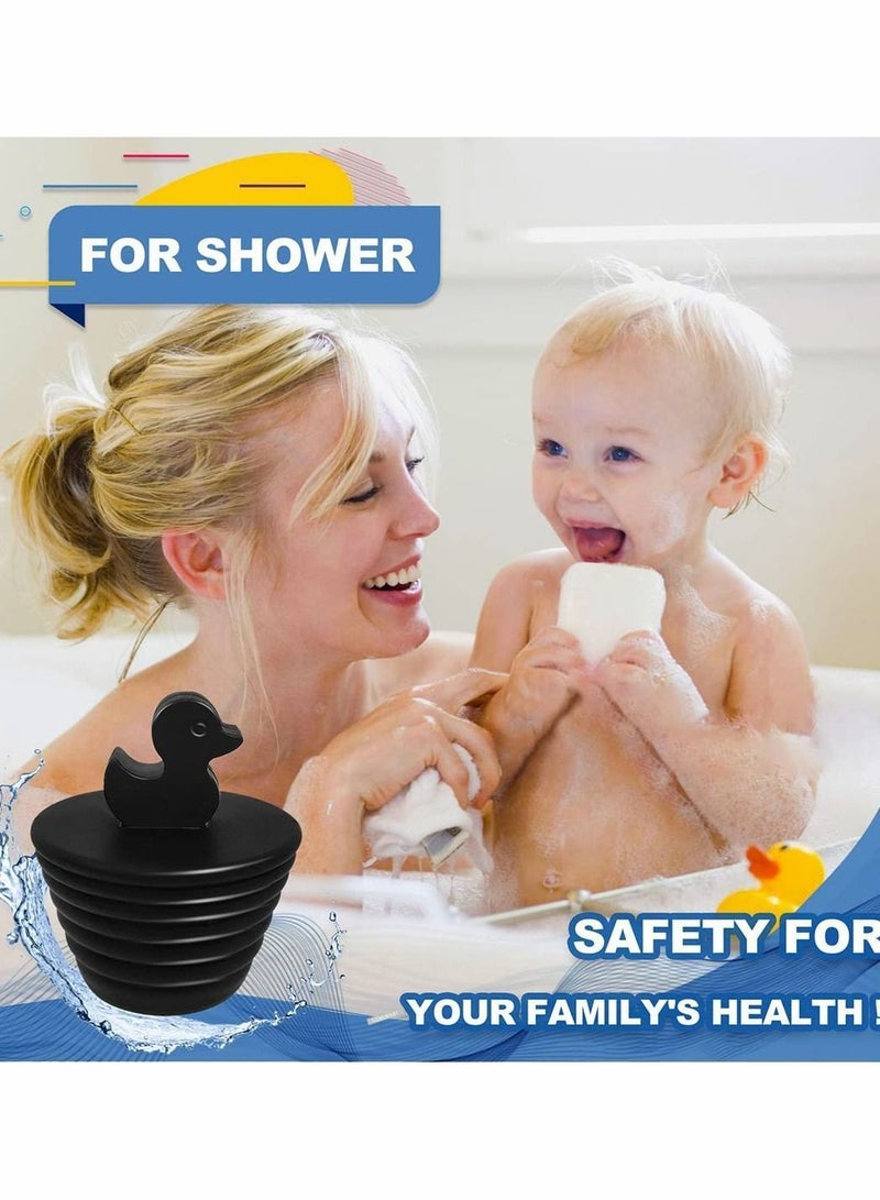 نيبمينينت سدادة حوض الاستحمام العالمي 2 حزمة سدادات دافعة عالمية لحوض وحمام الحمام مصارف المطبخ السيليكون للمطبخ استحمام بالوعة - Image 5