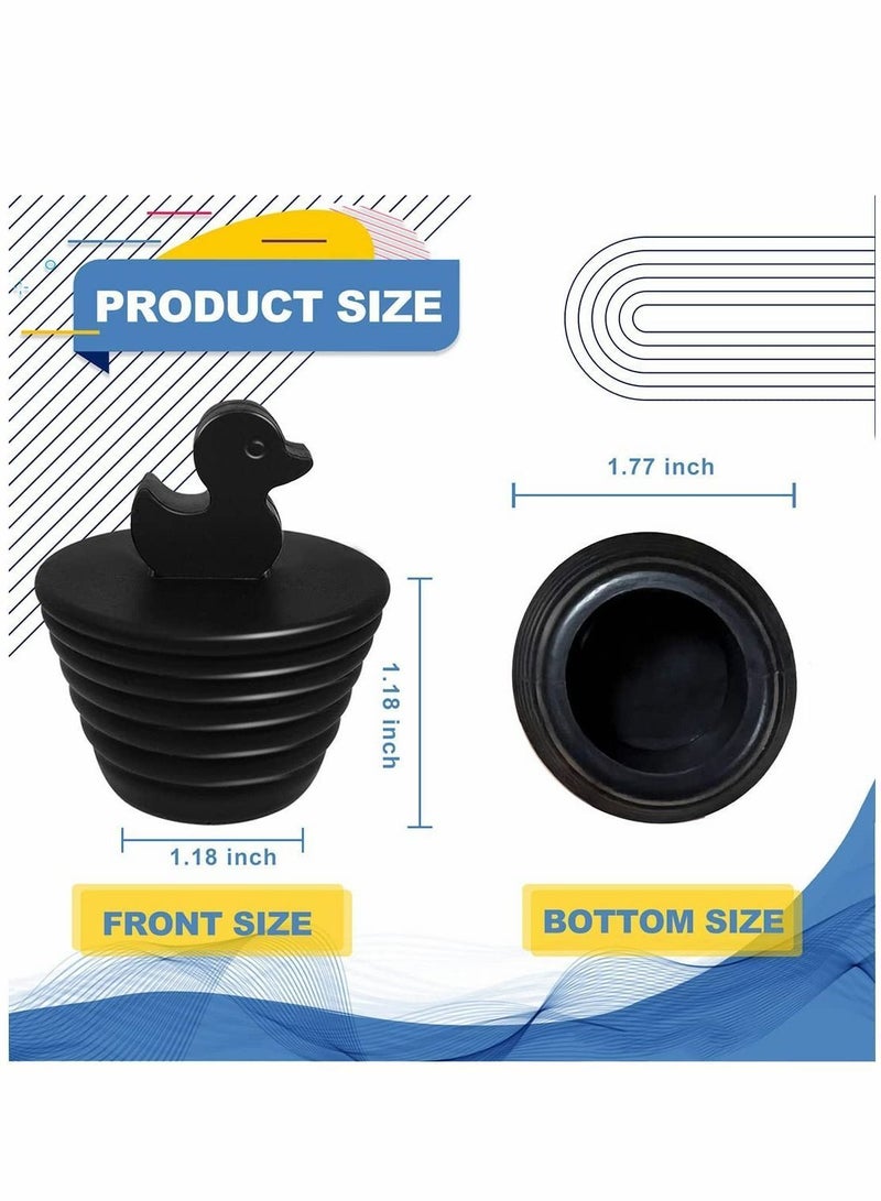 نيبمينينت سدادة حوض الاستحمام العالمي 2 حزمة سدادات دافعة عالمية لحوض وحمام الحمام مصارف المطبخ السيليكون للمطبخ استحمام بالوعة - Image 4