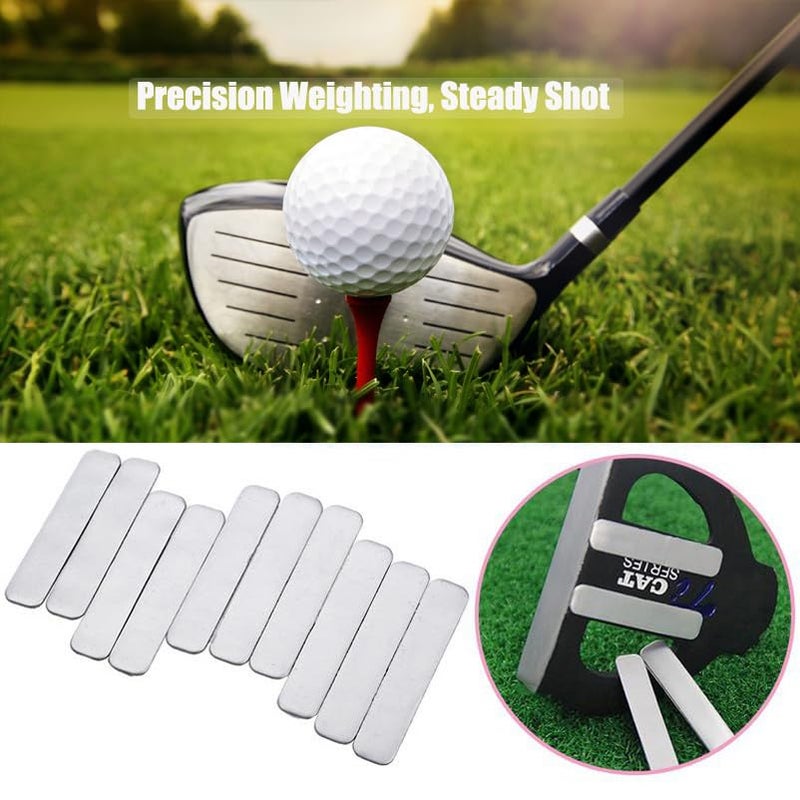 kcrygogo 20-Pack Lead Tape for Tennis Rackets/Golf Clubs/Pickleball Paddles | High-Adhesive & Flexible Strips, Low Wind Resistance for Curved Surfaces - Image 4