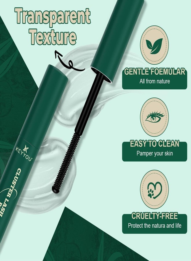KEYYOU LASH Lash Bond and Seal with Remover, Black Lash Glue Waterproof for Lash Clusters, Long-Lasting Strong Hold DIY Eyelash Glue, Vegan Non-Irritating with Gentle Oil-Based Lash Remover - Image 5