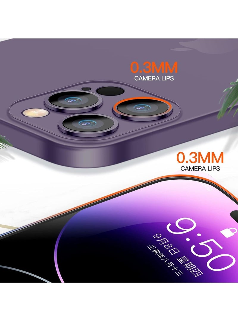 ELTRAZONE Slim Case for iPhone 15 Pro Max – Purple, 0.2mm Thin, Lightweight with Translucent Matte PP Back, Anti-Fingerprints & Yellowing - Image 3