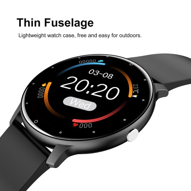 1.28-inch Full Screen Touch Smart Watch Blood Pressure Blood Oxygen Health Monitoring BT Sports Watches Fitness Tracker IP67 Waterproof Scientific Sleep Smartwatches Sports Wristband - Image 4