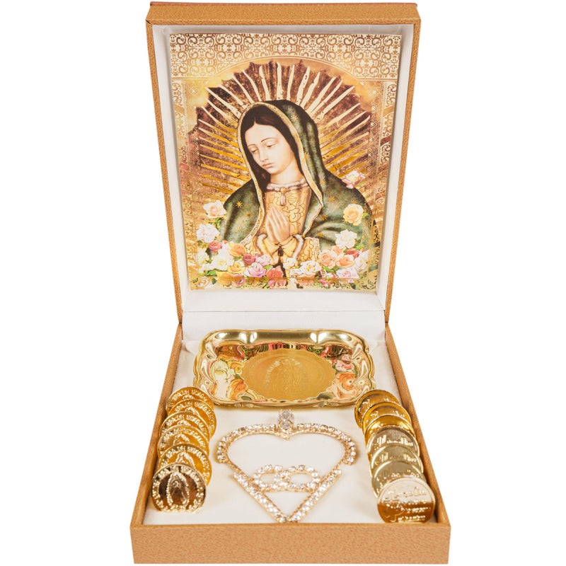 Nuestra Fe Premium Arras para boda catolica Handmade in Mexico - Arras de boda catolica - perfect for lazo para boda catolica - monedas de boda - mexican arras - wedding coins catholic arras - wedding lasso - Image 1
