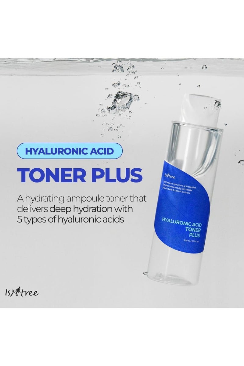ايسنتري Isntree، تونر حمض الهيالورونيك بلس، 6.76 أونصة سائلة (200 مل) - Image 3
