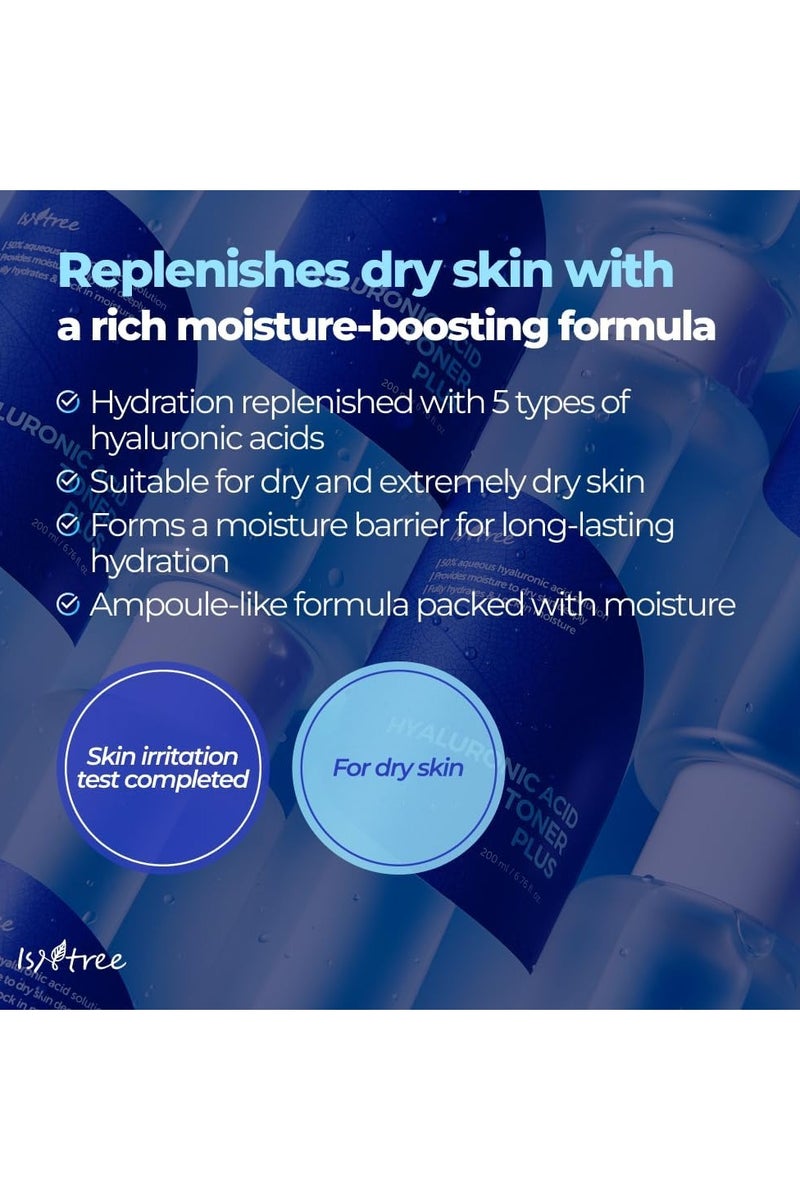ايسنتري Isntree، تونر حمض الهيالورونيك بلس، 6.76 أونصة سائلة (200 مل) - Image 5