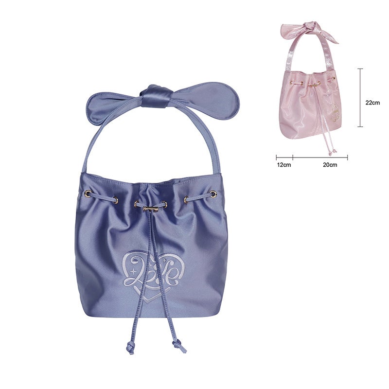 Women's PU Bow Knot Shopper Tote - Image 1