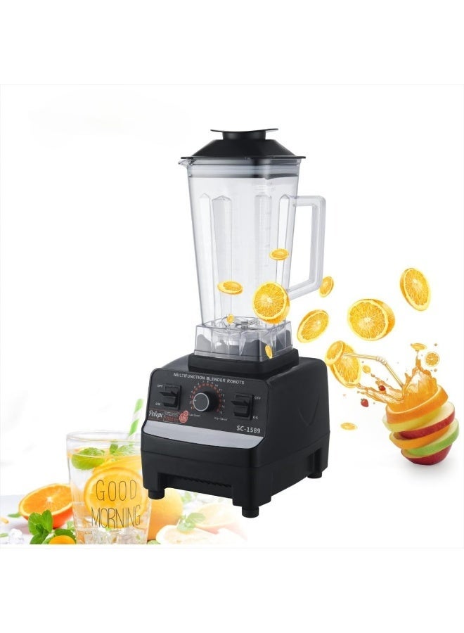 SILVER CREST Silver Crust SC-1589 Commercial Blender 4500W, 2-in-1 Juicer Mixer with 2 Jars - Image 1
