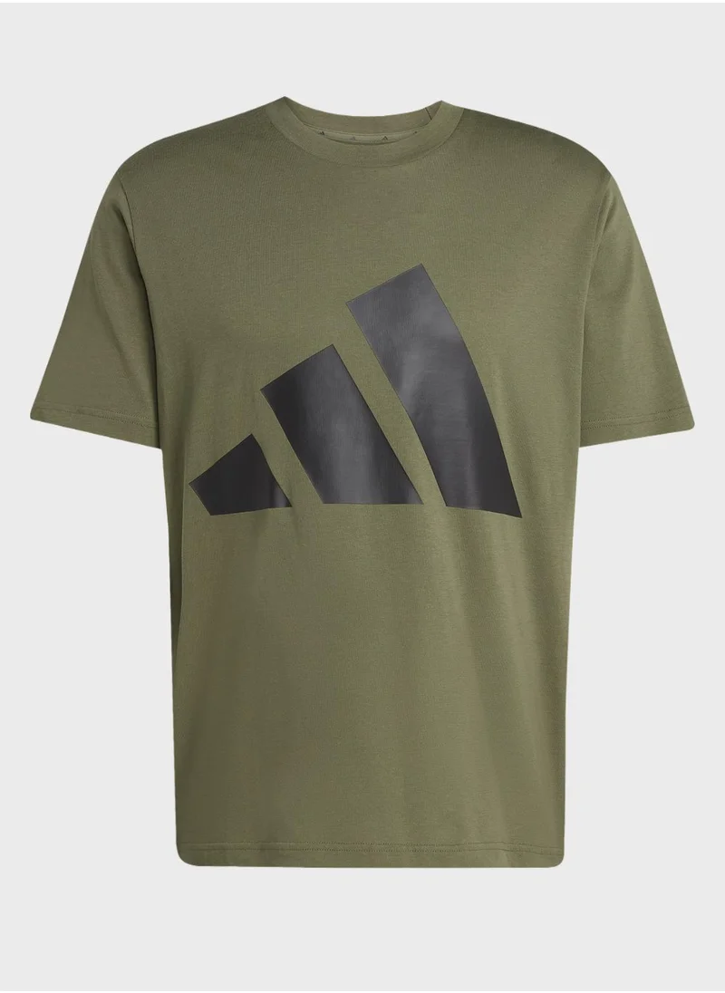 Adidas adidas mens big logo t-shirt multi pack save 20%