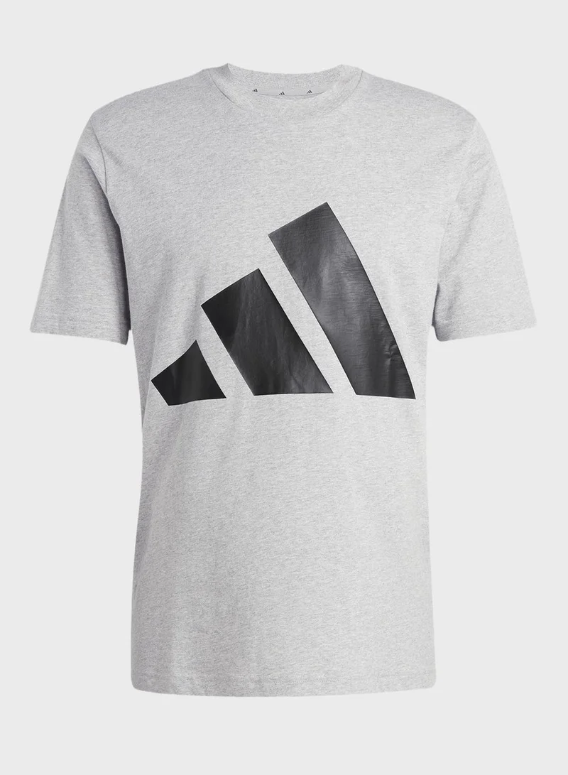 adidas adidas mens big logo t-shirt multi pack save 20%