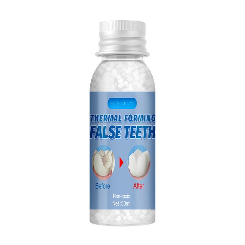 Thermal Forming False Teeth Tooth Repair Kit Tooth Repair Granules for Missing and Broken Tooth Temporary Teeth Filling Repair Kit - Image 1