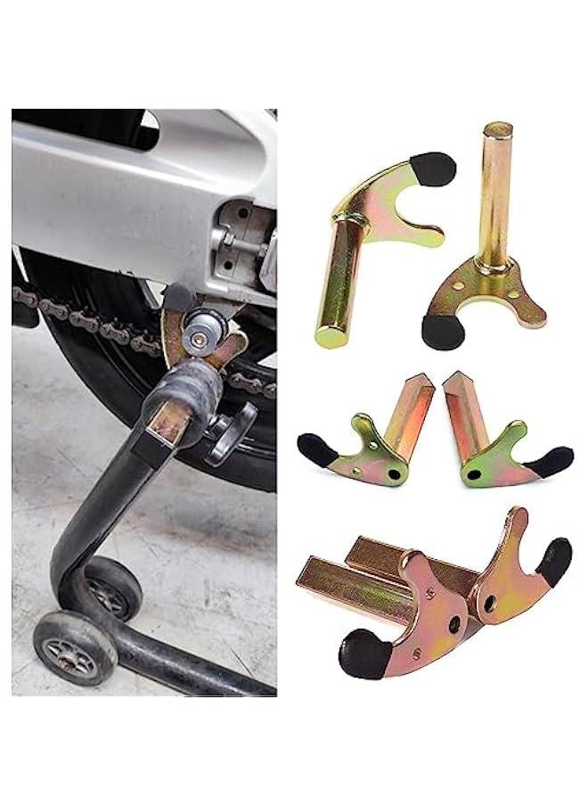Generic - 1 Pair Wheel Support Frame Stand Motorcycle Swing Arm Lift TripodHooks U-style/L-style Hook Fork Swingram Spool Slider F-U# - Image 1