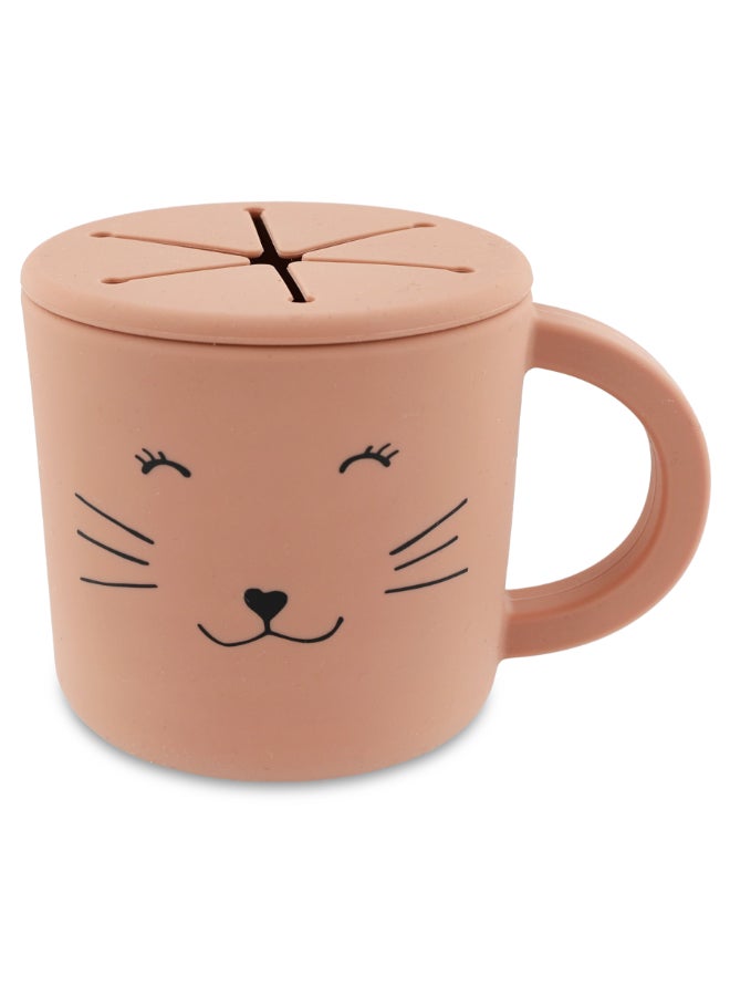 Trixie Silicone Snack Cup With Handle - Mrs. Cat - Image 1