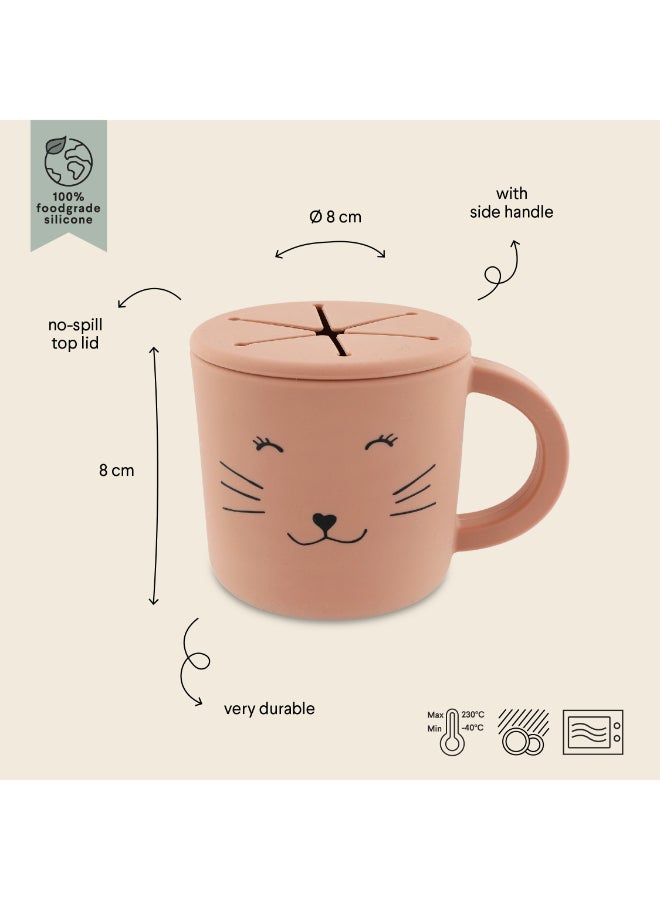 Trixie Silicone Snack Cup With Handle - Mrs. Cat - Image 2