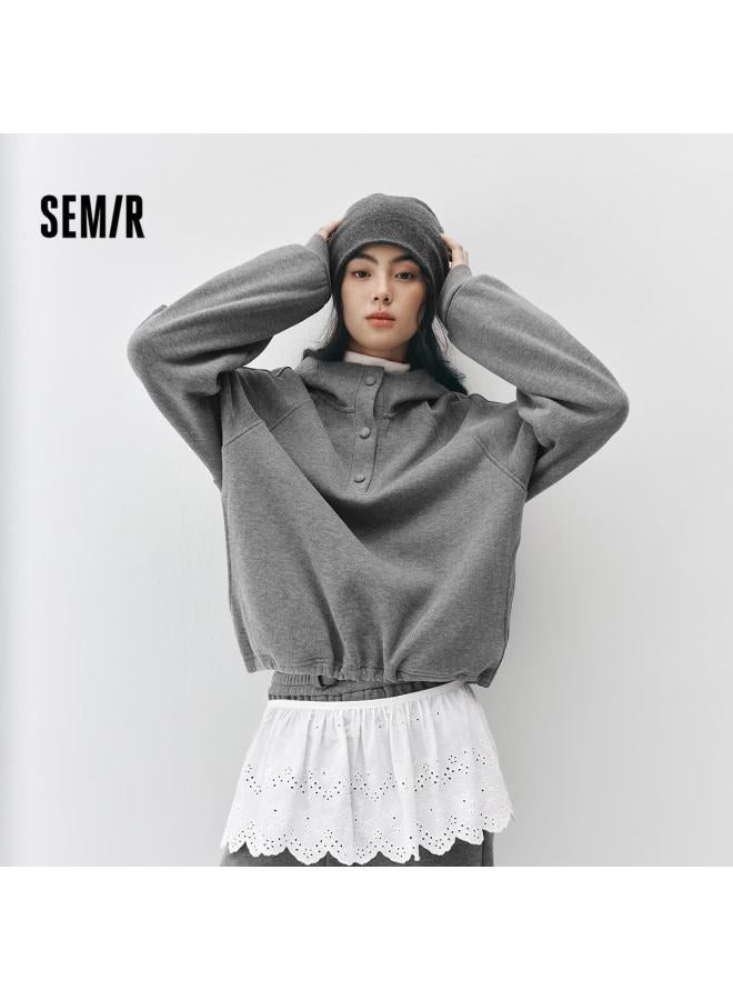 Semir Women's Winter Fleece Hoodie And Pants Set Sports Style Two-piece 101725117007 - Image 1