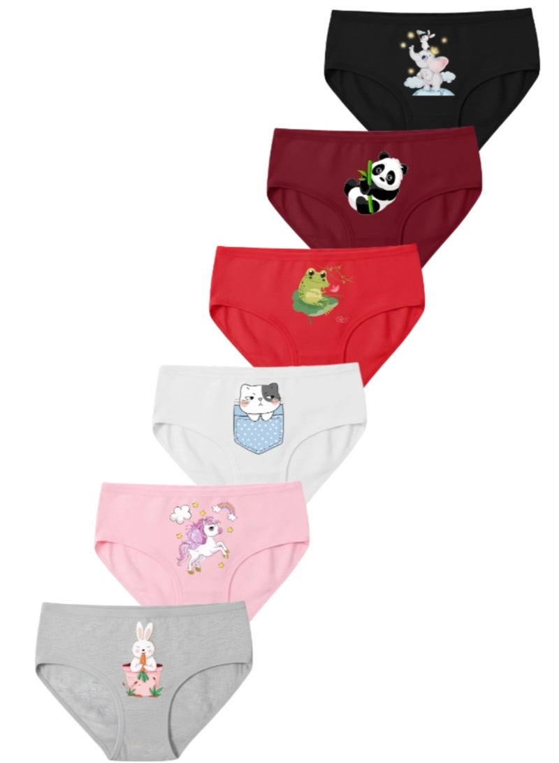 ميسري مجموعة من ٦ اندروير بناتى ناعم - Image 1