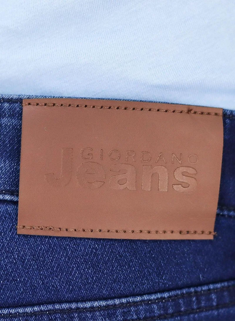 GIORDANO Men's Skinny Low Rise Denim Jeans