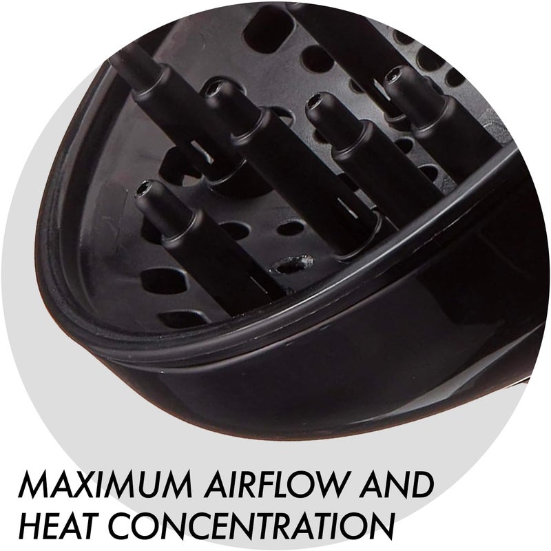 Sam Villa Professional Deep Bowl Hair Diffuser Attachment For Hair Dryer - Image 3