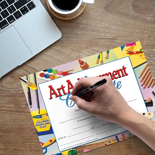 Flipside Products Art Achievement Certificates, Recognition, Award Students, Incentive, 8.5" x 11", 30 Pack - Image 4