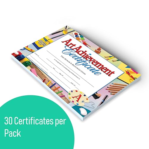 Flipside Products Art Achievement Certificates, Recognition, Award Students, Incentive, 8.5" x 11", 30 Pack - Image 2